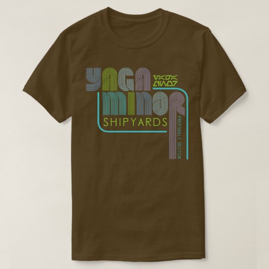 T-shirt Chantiers navals de Yaga Minor (Design devant)