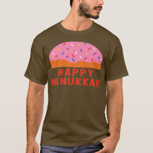 T-shirt Chanukah Sufganiyah Dit Heureux Hanoukka Juif H