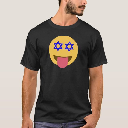 T-shirt chanukkah hanoukka emoji (Devant)