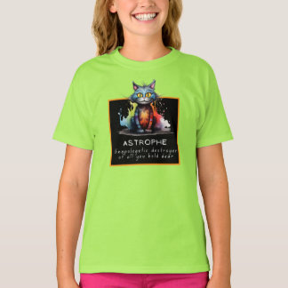 T-shirt Chaos Cat Tee – Astrophe : Destructeur sans excuse