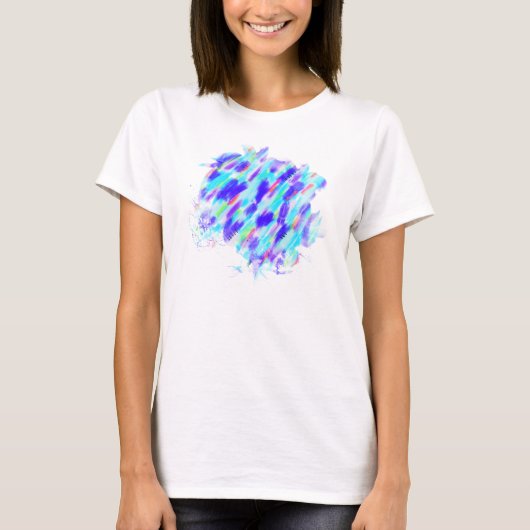 T-shirt Chaos coloré (Devant)