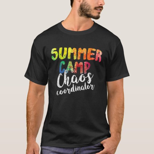 T-shirt Chaos Coordinator   Summer Camp Counselor (Devant)
