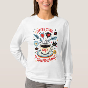 T-shirt Chaos de café et confiance