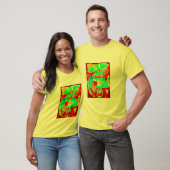 T-shirt Chaos en rouge et le vert ! (Unisexe)