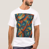 T-shirt Chaos Énergétisé - Expressionniste Abstrait (Devant)