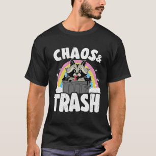 T-shirt Chaos et ordures Panda Rainbow Raccoon