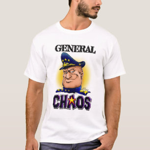 T-shirt CHAOS général - pièce en t d'équipe de créateurs