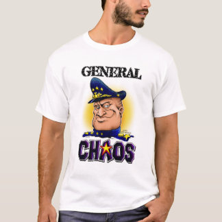 T-shirt CHAOS général - pièce en t d'équipe de créateurs