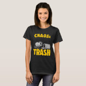T-shirt Chaos & Trash Garbage Panda Raccoon  7 (Devant entier)