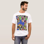 T-shirt Chaotic Anti-Design Poster | Overlapping Abstract  (Devant entier)