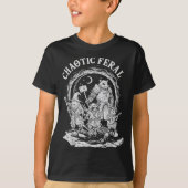 T-shirt Chaotic Feral Funny Rpg Party Fantasy Animal Meme  (Devant)