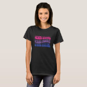 T-shirt Chaotique Bisexual Bi Lgbt Pride Bisexual (Devant entier)