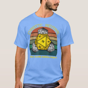 T-shirt Chaotique Neutral Kinda Care Kinda Dont Gamer