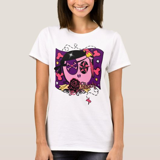 T-shirt Chapardage dans le rose ! (Devant)