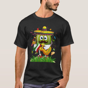 T-shirt Chapeau de baseball mexicain guitare Cinco De Mayo