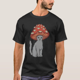 T-shirt Chapeau de champignon pour chat d'esthétique Cotta