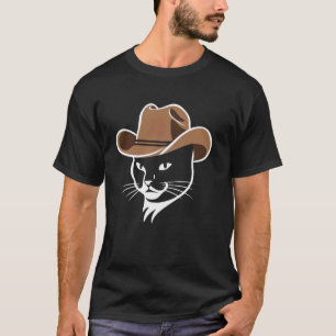 T-shirt Chapeau de cowboy de bottes de cowgirl occidental 
