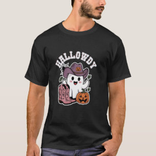 T-shirt Chapeau de cowboy de Halloween Hallowdy Bottes Cit