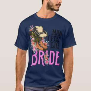 T-shirt Chapeau de cowboy rétro pour femmes Western Cowgir