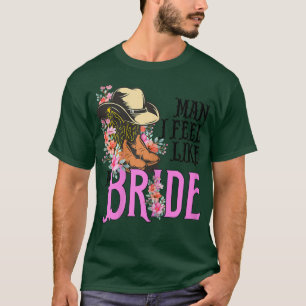 T-shirt Chapeau de cowboy rétro pour femmes Western Cowgir