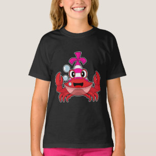 T-shirt Chapeau de fête d'anniversaire de crabe