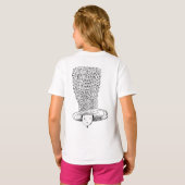 T-shirt Chapeau de fleurs (Dos entier)