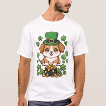 Chapeau de Leprechaun Corgi Mignon St Patrick's Da