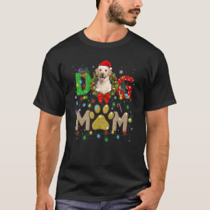 T-shirt Chapeau de maman Labrador Noël Écharpe de Santa Pl