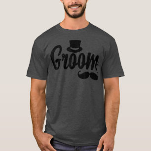 T-shirt Chapeau de marié homme Mignon fiançailles Mariage 