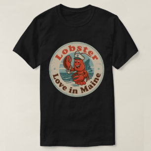 T-shirt Chapeau de marin casquette drôle vintage homard du