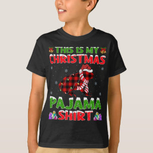 T-shirt Chapeau de Noël C'est mon pyjama de Noël de grenou