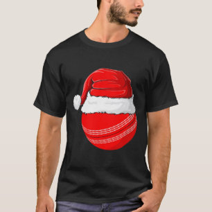 T-shirt Chapeau de Noël de Santa Claus Cricket