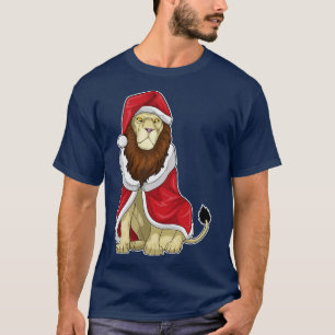 T-shirt chapeau de Noël Lion