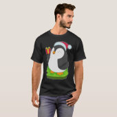 T-shirt Chapeau de Noël Penguin (Devant entier)