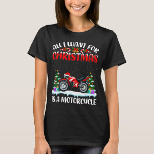 T-shirt Chapeau de Père Noël drôle Tout ce que je veux pou