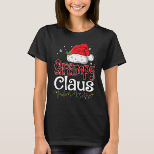 T-shirt Chapeau de Père Noël Grampy carreauté rouge Buffal