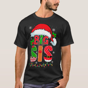 T-shirt Chapeau de Père Noël Grande Sœur Nouvelle Annonce