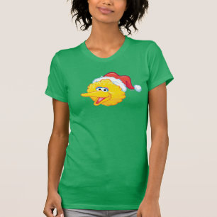 T-shirt Chapeau de Père Noël Gros Oiseau