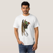 T-shirt Chapeau de singe volant maléfique de l'assistant V (Devant entier)