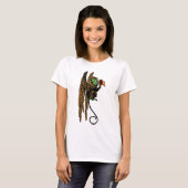 T-shirt Chapeau de singe volant maléfique de l'assistant v (Devant entier)