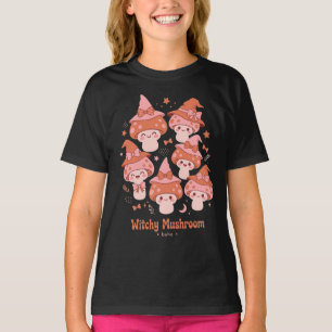 T-shirt Chapeau de sorcière champignon boho mignon arc aut