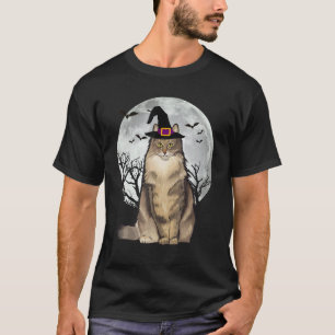 T-shirt Chapeau de sorcière chat de la forêt norvégienne e