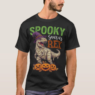 T-shirt Chapeau de sorcière de dinosaure de mummy de Sauru
