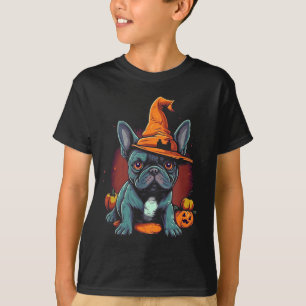 T-shirt Chapeau de sorcière pour Bouledogue français Costu