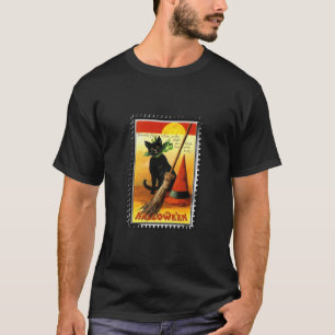 T-shirt Chapeau de sorcière pour chat d'Halloween