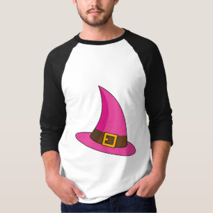 T-shirt Chapeau de sorcière rose