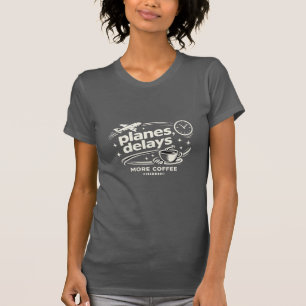 T-shirt Chapeau drôle pour amateur de café de voyage
