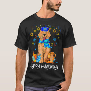 T-shirt Chapeau Menorah de Hanuk pour chien Retriever doré