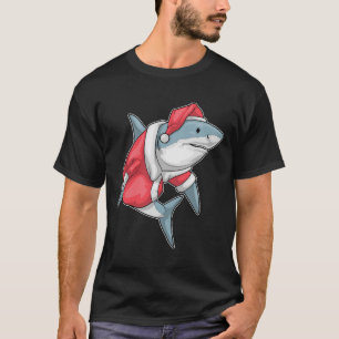 T-shirt Chapeau Noël aux requins