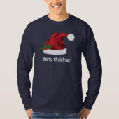 T-shirt Chapeau Rouge Au Père Noël Avec Texte Holly Et Per (Devant)